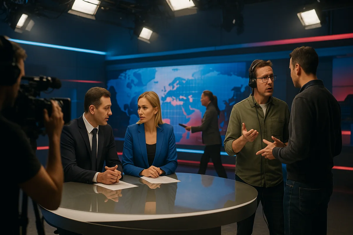 Cosa succede davvero negli studi TV durante la pubblicità? Movimenti e decisioni cruciali in pochi minuti